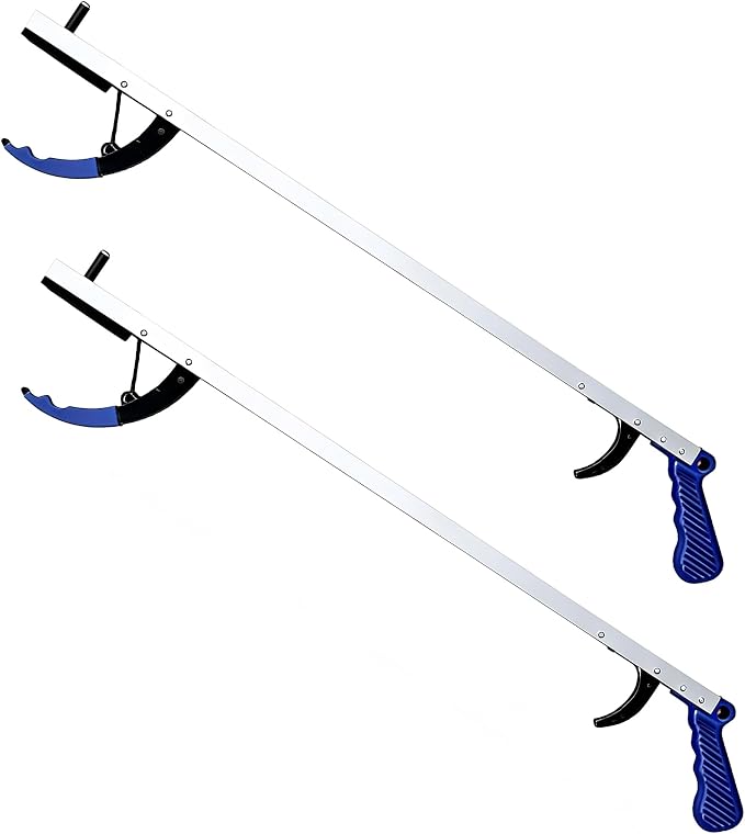 Blue Jay 32 inch reacher grabber tool 2-pack for elderly mobility assistance