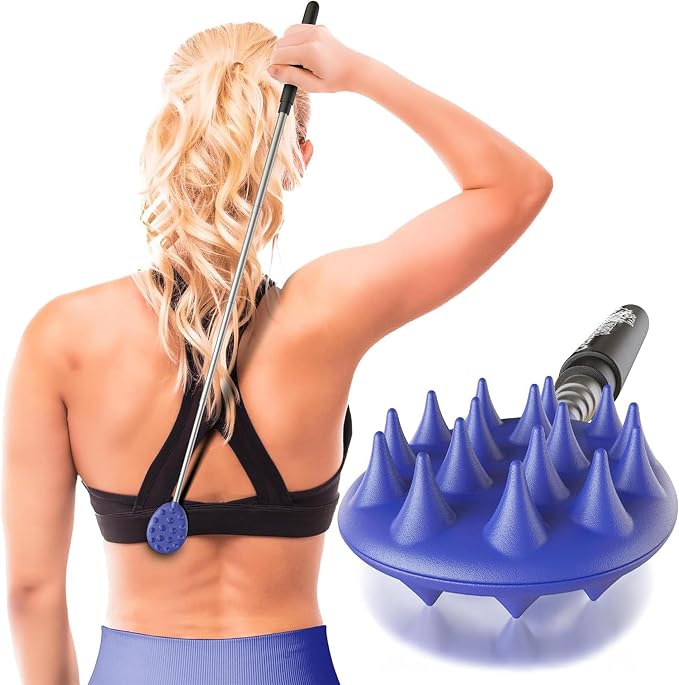 Telescoping extendable back scratcher for personal comfort and reach