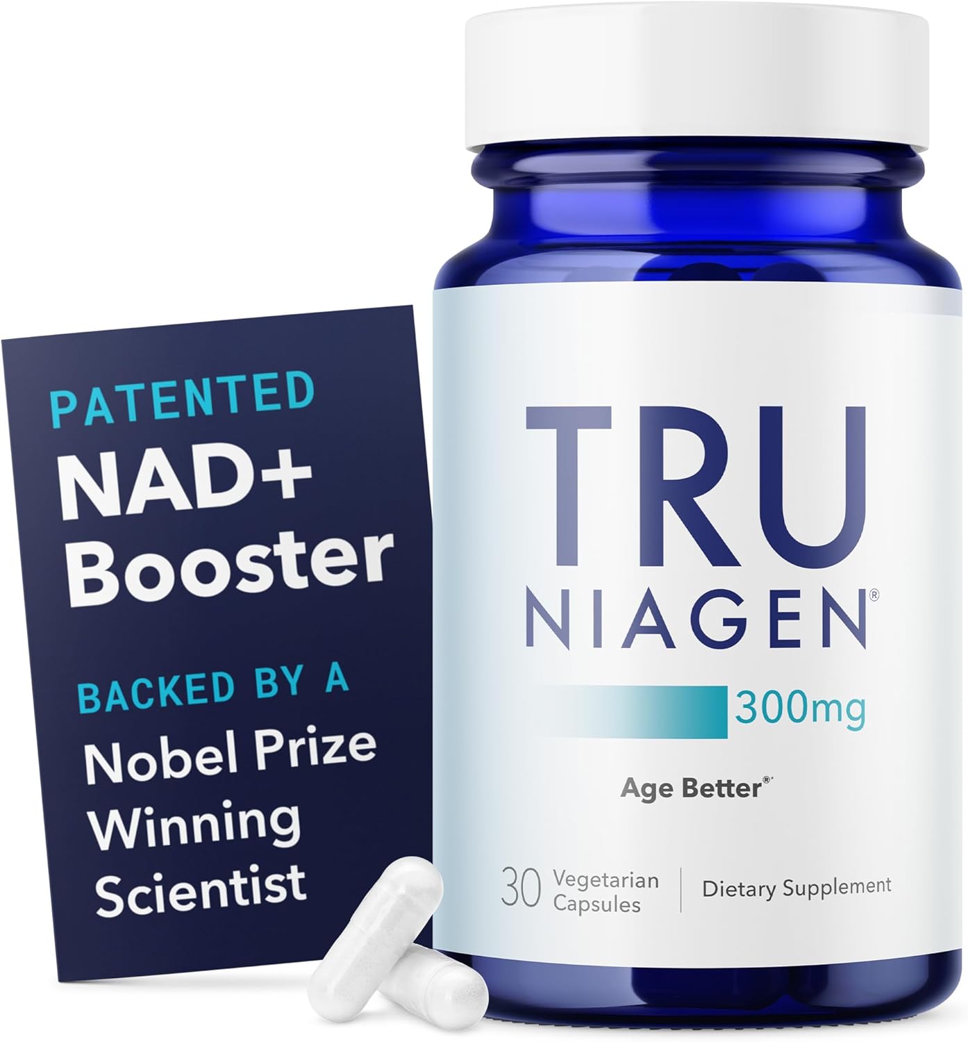 TRU NIAGEN NAD+ supplement nicotinamide riboside 300mg 30 daily servings