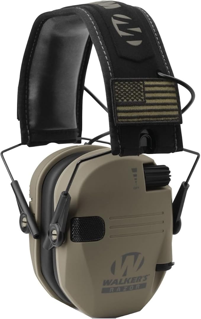 Walker's Razor Slim electronic shooting earmuff for hearing protection